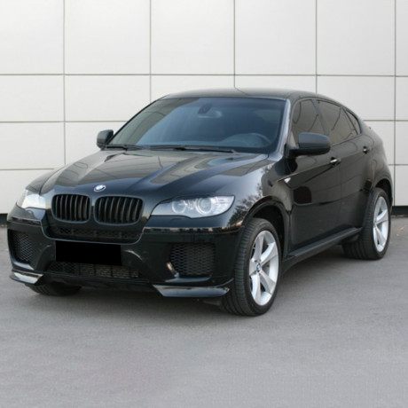 Клыки на передний бампер "GT" для BMW X6 купить недорого с доставкой в Томилино