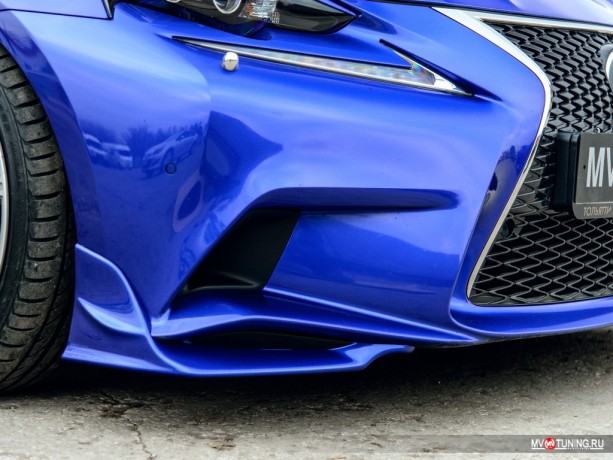 Клыки (накладки) переднего бампера "F-Sport" для Lexus IS III (2013-2016) купить недорого с доставкой в Томилино