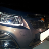 Защита радиатора "Standart" Chevrolet Cruze (2012-2015) верх, чёрная купить недорого с доставкой в Томилино