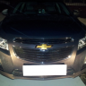 Защита радиатора "Standart" Chevrolet Cruze (2012-2015) верх, чёрная купить недорого с доставкой в Томилино