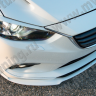 Сплиттер переднего бампера под клыки №2 "Lite Style" для Mazda 6 (2013-н.в.) купить недорого с доставкой в Томилино