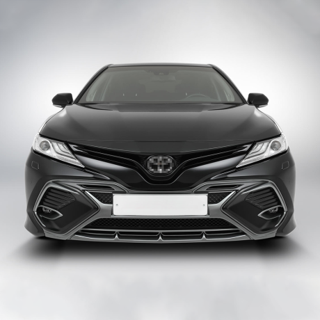 Накладка на передний бампер "HARIUS" для Toyota Camry (70) купить недорого с доставкой в Томилино