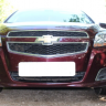 Защита радиатора "Standart" Chevrolet Malibu (2012-2015) чёрная купить недорого с доставкой в Томилино