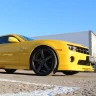 Накладка (юбка) переднего бампера (цельная) для Chevrolet Camaro SS (2009-2012) купить недорого с доставкой в Томилино