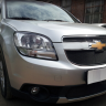 Защита радиатора "Standart" Chevrolet Orlando (2009-2015) верх, чёрная купить недорого с доставкой в Томилино