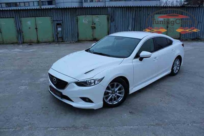 Капот "SkyActivSport" var №2 (с прорезанными жабрами) для Mazda 6 (2013-н.в.) купить недорого с доставкой в Томилино