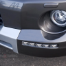Накладка (юбка) переднего бампера "Broomer Design" (Без ДХЛ) для Mitsubishi Pajero IV (2006-2015) купить недорого с доставкой в Томилино