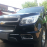 Защита радиатора "Standart" Chevrolet Trailblazer (2012-2015) чёрная купить недорого с доставкой в Томилино