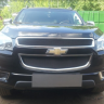 Защита радиатора "Standart" Chevrolet Trailblazer (2012-2015) чёрная купить недорого с доставкой в Томилино