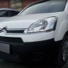 Защита радиатора "Standart" Citroen Berlingo рестайлинг (2008-2016) чёрная купить недорого с доставкой в Томилино