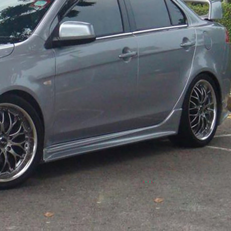 Накладки на пороги "Zodiak" для Mitsubishi Lancer X (2007-2016) купить недорого с доставкой в Томилино