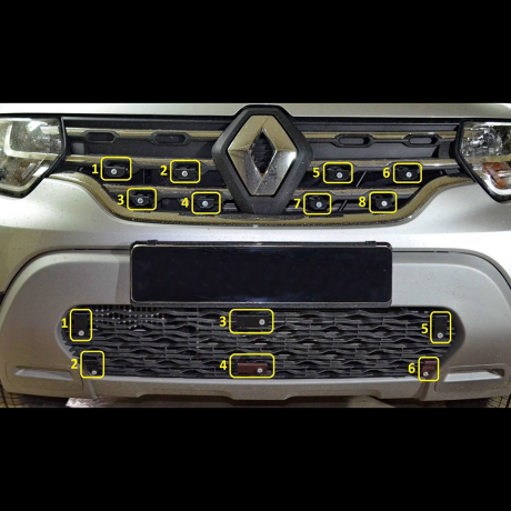 Заглушка №1 (верх) "КАРТ" для Renault Duster 2 (с 2021 г.в.) купить недорого с доставкой в Томилино