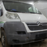 Защита радиатора "Standart" Citroen Jumper (2006-2014) верх, чёрная купить недорого с доставкой в Томилино