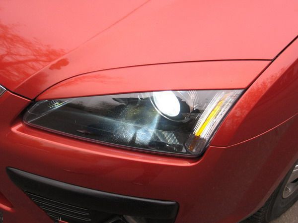 Накладки на фары (реснички) широкие var №2 для Ford Focus 2 (2004-2008) купить недорого с доставкой в Томилино