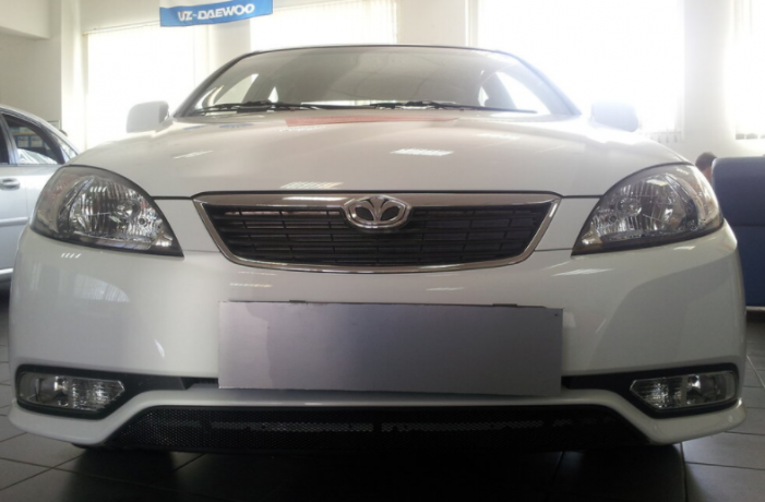 Защита радиатора "Standart" Daewoo Gentra чёрная купить недорого с доставкой в Томилино