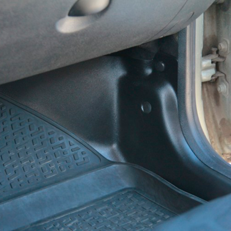 Накладки на ковролин передние "АртФорм" для Renault Duster (2015-н.в., рестайлинг), Nissan Terrano (2014-н.в.) 2 штуки купить недорого с доставкой в Томилино