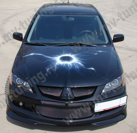 Крепление гос. номера в стиле EVO для Mitsubishi Lancer IX (2003-2009) купить недорого с доставкой в Томилино