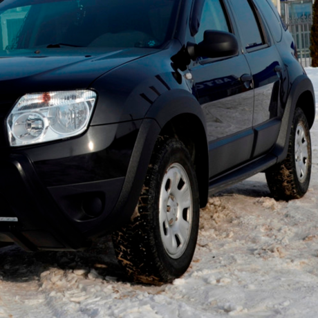 Молдинги дверей №2 "КАРТ" для Renault Duster дорестайлинг до 2015 г.в. (без комплектации) купить недорого с доставкой в Томилино