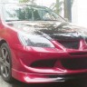 Накладка (юбка) переднего бампера "EVO" (Для бампера EVO) для Mitsubishi Lancer IX (2003-2009) купить недорого с доставкой в Томилино