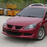 Бампер передний в стиле "EVO" для Mitsubishi Lancer IX (2003-2009) купить недорого с доставкой в Томилино