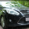 Защита радиатора "Standart" Ford C-MAX (2010-2015) чёрная купить недорого с доставкой в Томилино