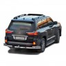 Защита заднего бампера «Уголки двойные» (d76\51) для Lexus LX 450d (2016-н.в)(Окрашенное) купить недорого с доставкой в Томилино