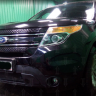 Защита радиатора "Standart" Ford Explorer (2010-2016) чёрная купить недорого с доставкой в Томилино
