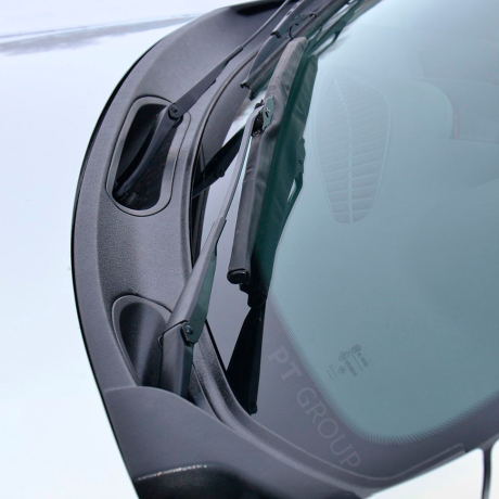 Накладка в проем стеклоочистителей (жабо) (ABS) RENAULT Duster (2012-2020 г.в.) купить недорого с доставкой в Томилино
