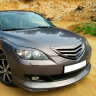 Накладка (юбка) на передний бампер для Mazda 3, хэтчбэк (2003-2009) купить недорого с доставкой в Томилино