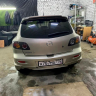 Накладка (юбка) на задний бампер для Mazda 3, хэтчбэк (2003-2009) купить недорого с доставкой в Томилино
