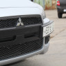 Воздуховоды радиатора в передний бампер (Цельные) var №2 для Mitsubishi Lancer X (2007-2010) купить недорого с доставкой в Томилино