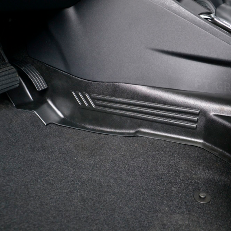Накладки на ковролин тоннельные (ABS) (2 шт) RENAULT Kaptur (2016-2019 г.в.) купить недорого с доставкой в Томилино