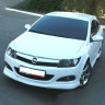 Накладка (юбка) переднего бампера "GT" для Opel Astra H (3D, 5D) купить недорого с доставкой в Томилино