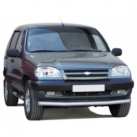 Защита переднего бампера «труба» для B@3 2123 "Chevrolet Niv@" (d 63,5)(Окрашенное) купить недорого с доставкой в Томилино