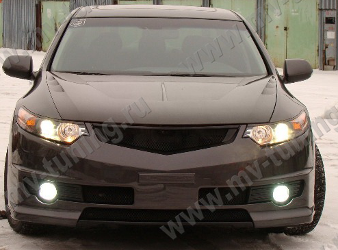 Капот пластиковый "Agressive Sport" var №2 для Honda Accord VIII (2008-2013) купить недорого с доставкой в Томилино