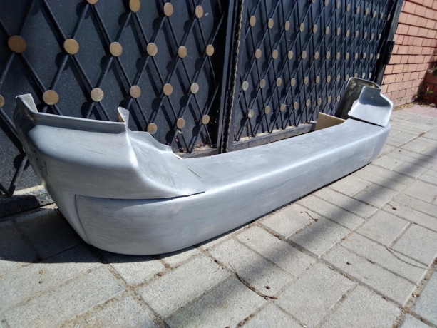 Силовой бампер задний стеклопластиковый (в сборе) на Mitsubishi Pajero Sport I купить недорого с доставкой в Томилино