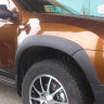 Накладки на крылья (8 шт) (ABS) RENAULT Duster (2016-2020 г.в.) купить недорого с доставкой в Томилино
