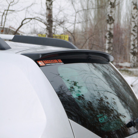 Лип-спойлер "DM-style" (тисненый пластик) для Renault Duster (2010-2021) купить недорого с доставкой в Томилино