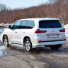 Защита заднего бампера двойная угловая d63/51мм (НПС) LEXUS 450D (2015-н.в.) купить недорого с доставкой в Томилино