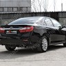 Диффузор заднего бампера var №2 (текстурный пластик) для Toyota Camry XV50 (2012-2014) купить недорого с доставкой в Томилино