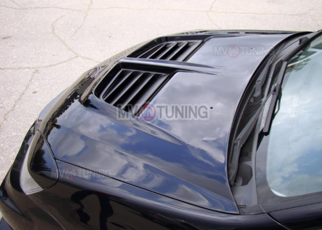 Капот в стиле EVO (в сборе) для Mitsubishi Lancer IX (2003-2009) купить недорого с доставкой в Томилино