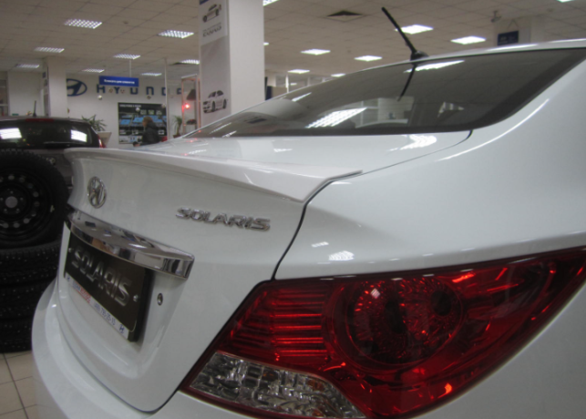 Лип-спойлер для Hyundai Solaris (2010-2016) купить недорого с доставкой в Томилино