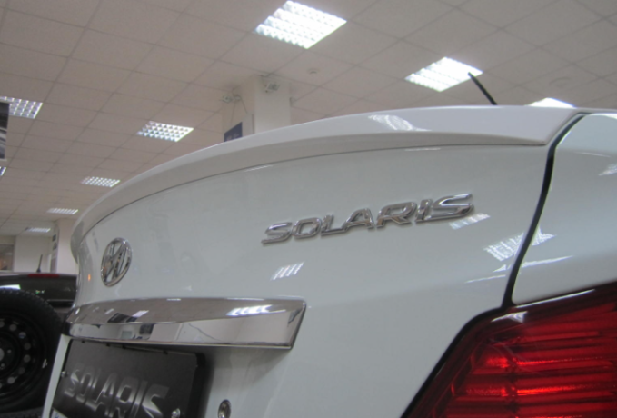 Лип-спойлер для Hyundai Solaris (2010-2016) купить недорого с доставкой в Томилино