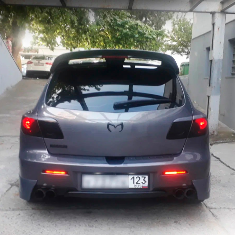 Накладки задних фонарей (4 части) для Mazda 3 хэтчбэк (2003-2009) купить недорого с доставкой в Томилино
