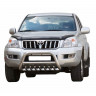 Кенгурин «Низкий» с защитой двигателя (d63.5) для Toyota Land Cruiser Prado 120 (2002-2009)(Окрашенное) купить недорого с доставкой в Томилино