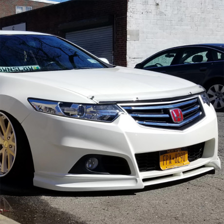 Накладка (юбка) переднего бампера "Modulo" для Honda Accord VIII (2008-2013) купить недорого с доставкой в Томилино