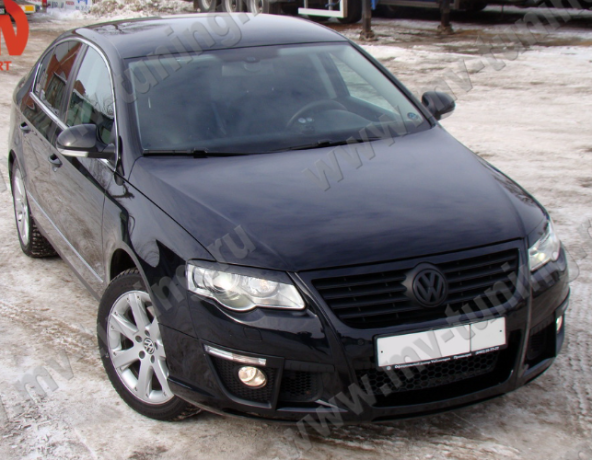 Накладки на фары (реснички) для Volkswagen Passat B6 (2005-2010) купить недорого с доставкой в Томилино
