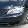 Накладки на фары (реснички) широкие var №2 для Mitsubishi Lancer IX (2004-2007) купить недорого с доставкой в Томилино