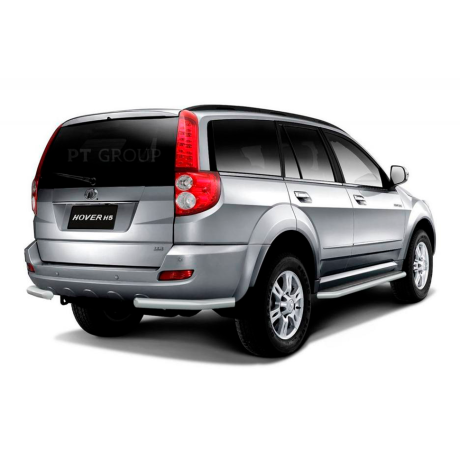 Защита заднего бампера угловая d63мм ИСКРА (ППК) GREAT WALL Hover H5 (2011-н.в.) купить недорого с доставкой в Томилино