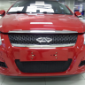 Защита радиатора "Standart" Chery M11 (2010-2016) чёрная купить недорого с доставкой в Томилино